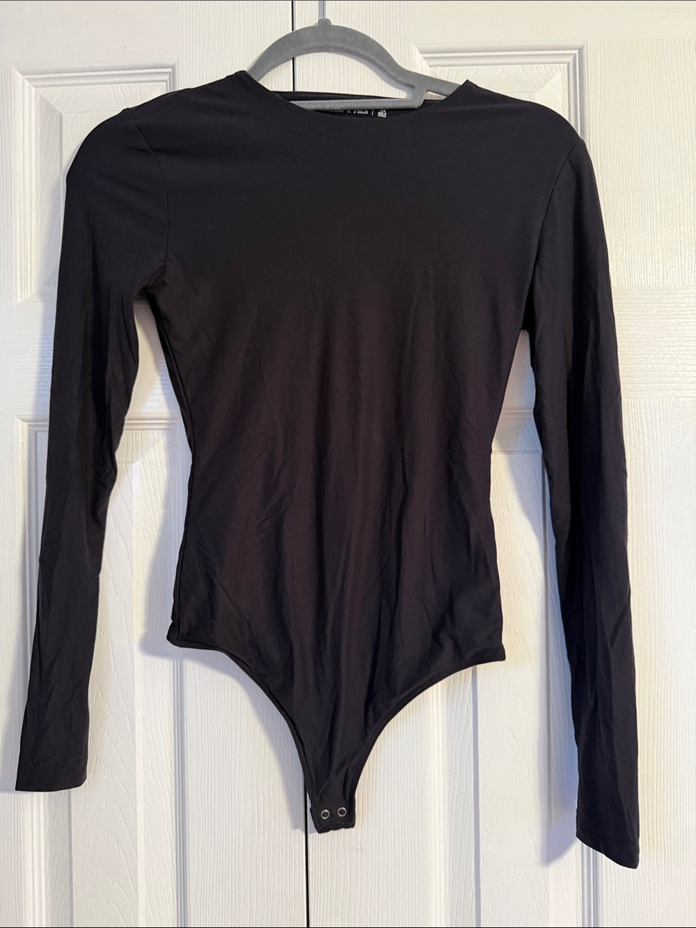Abercrombie & Fitch Soft Matte Seamless Long Sleeve Bodysuit